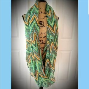 Womens Chevron Infinity scarf mod fun